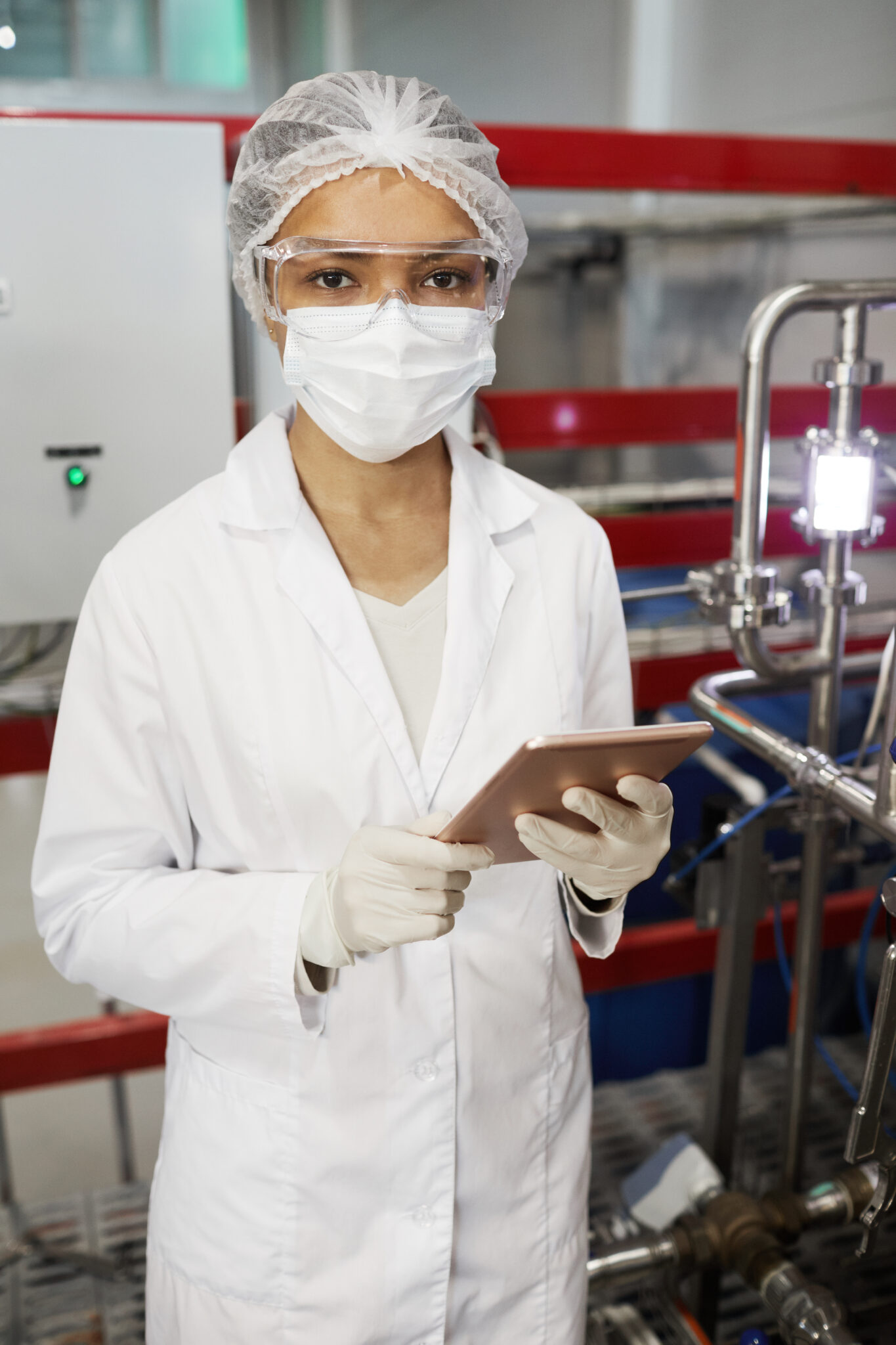 young woman working at chemical or pharmaceutical 2023 11 27 05 22 44 utc