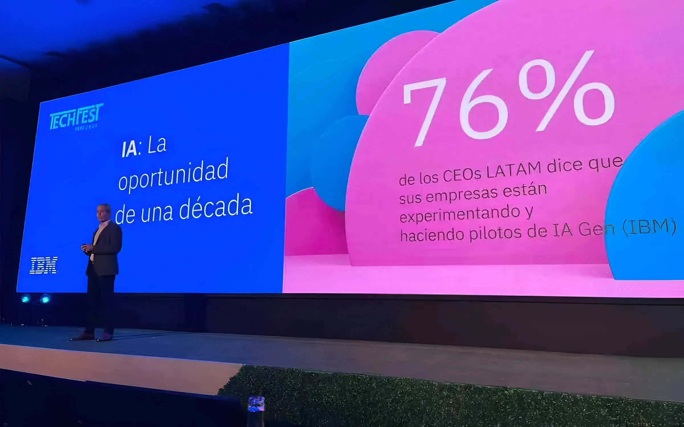 Sala de presentación tech fest