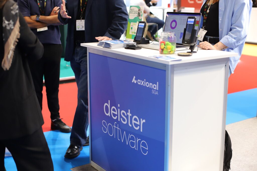 Stand de Axional SGA en evento Empack